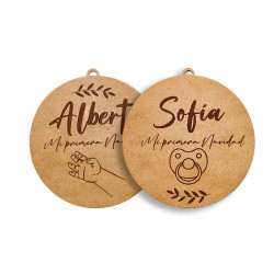 Bola primera navidad  personalizada