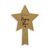 Estrella Navidad vertical personalizada