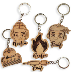 Llavero fallas personalizado