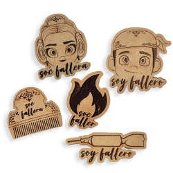 Sujeta pañuelos fallas Soc / Soy faller@