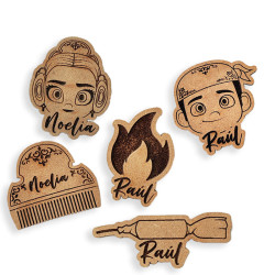 Sujeta pañuelos fallas personalizado