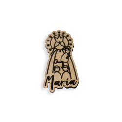 Broche virgen desamparados personalizado