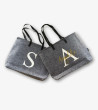 Bolso personalizable de fieltro (inicial)