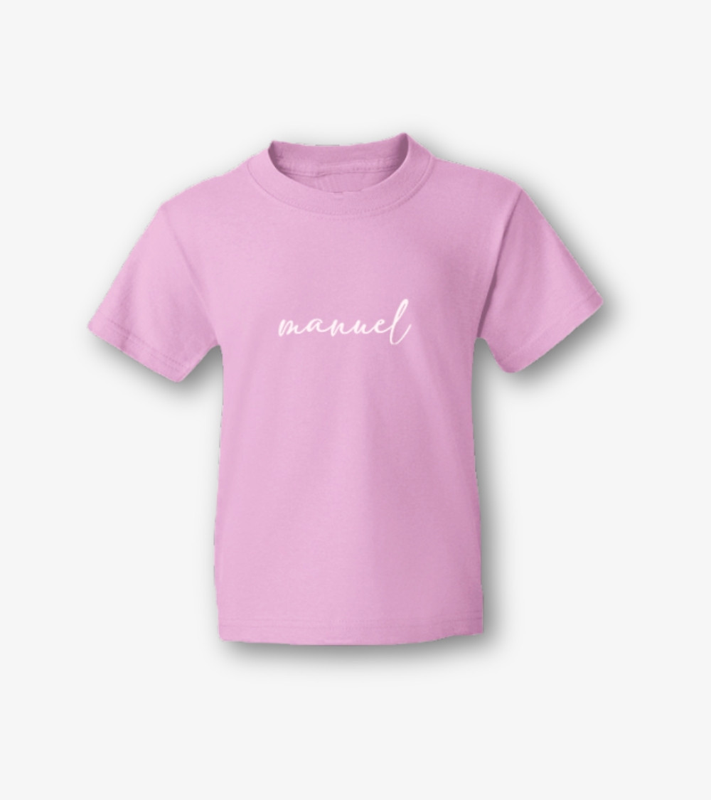 Camiseta nombre niñ@ Camiseta nombre niñ@