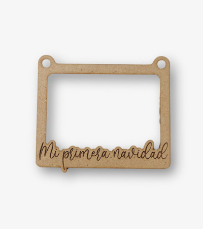 Bola Navidad marco mi primera navidad